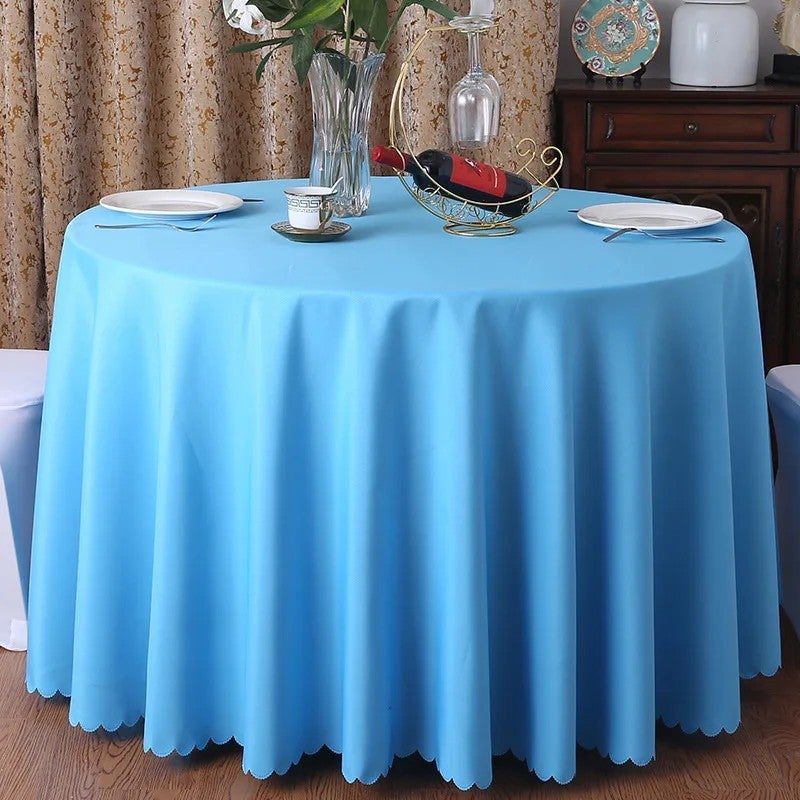 Bluejw Wedding Tablecloth Hotel Banquet Square Modern Printed Waterproof Polyester Nonwoven ized Color & Size - Image 1